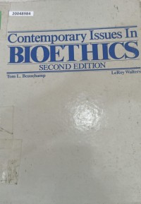Image of Contemporary issues in bioethics