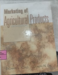 Image of Marketing of agricultural products