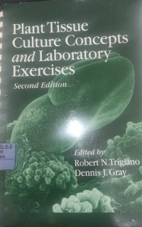 Image of Plant tissue culture concepts and laboratory exercises