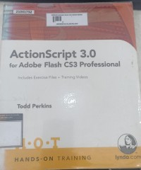 Image of ActionScript 3.0 for adobe flash CS3 professional