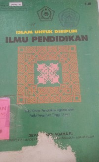 Image of Islam untuk disiplin : Ilmu Pendidikan
