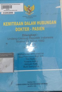 Image of Kemitraan dalam hubungan dokter-pasien