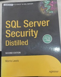 Image of SQL server security distilled