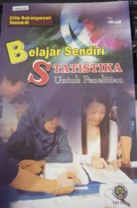 Image of Belajar sendiri statistika untuk penelitian