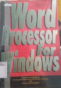 Image of Word processor for windows