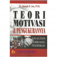 Image of Teori metovasi dan pengukurannya : analisis di bidang pendidikan