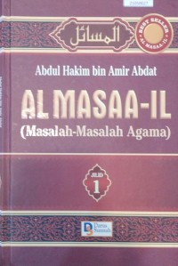Image of Al masaa-il : (masalah-masalah agama) jilid 1