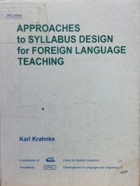 Image of Approaches to syllabus design for foreign language teaching