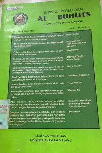 Image of Jurnal penelitian: AL-BUHUTS vol. 2 no. 2 april 1998