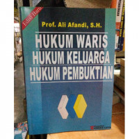 Image of Hukum waris hukum keluarga hukum pembuktian