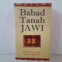 Image of Babad tanah jawi : mulai dari nabi adam sampai tahun 1647