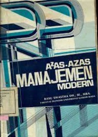 Image of Azas-azas manajemen modern