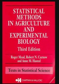 Image of Statistical methods in agriculture and experimental biology