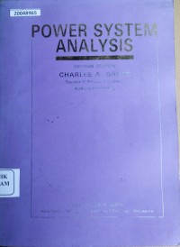 Image of Power system analysis