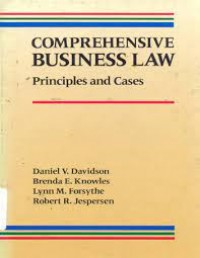 Image of Comprehensive business law : principles and cases