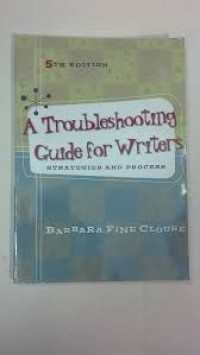 Image of A troubleshooting guide for writers