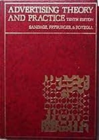 Image of Advertising theory and practice