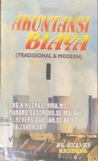 Image of Akuntansi biaya (tradisonal & modern) I