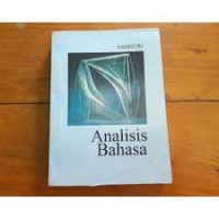 Image of Analisis bahasa