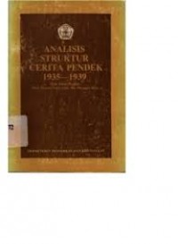 Image of Analisis struktur cerita pendek 1935-1939