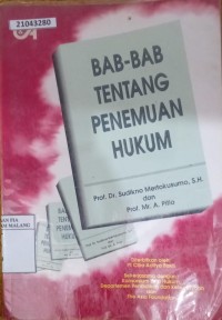 Image of Bab-bab tentang penemuan hukum