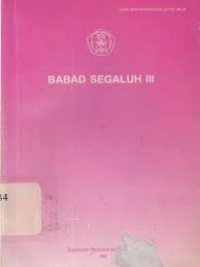 Image of Babad segaluh III