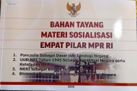Image of Bahan tayang materi sosialisasi empat pilar MPR RI