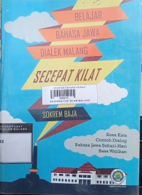 Image of Belajar Bahasa Jawa dialek Malang secepat kilat