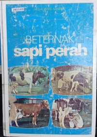 Image of Beternak sapi perah