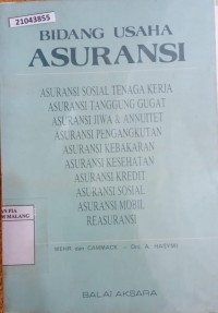 Image of Bidang usaha asuransi