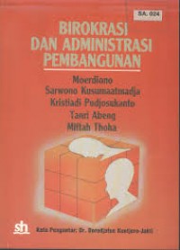 Image of Birokrasi administrasi pembangunan