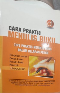 Image of Cara praktis menulis buku