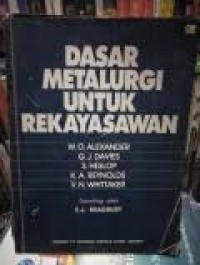 Image of Dasar metalurgi untuk rekayasawan