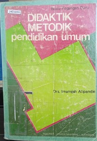 Image of Didaktik metodik pendidikan umum
