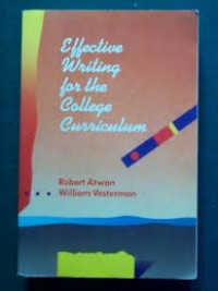 Image of Effective writing for the college curriculum