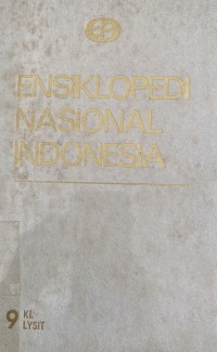 Image of Ensiklopedi Nasional Indonesia jilid 9 KL-LYSIT