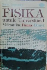 Image of Fisika untuk universitas 1: mekanika, panas, bunyi
