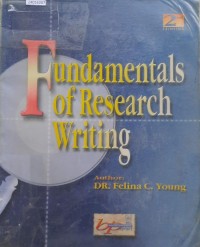 Image of Fundamentals of research writing