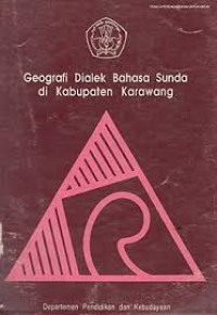 Image of Geografi dialek bahasa Sunda di Kabupaten Karawang
