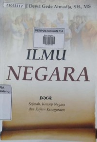 Image of Ilmu negara sejarah, konsep negara dan kajian kenegaraan
