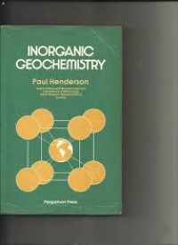 Image of Inorganic geochemistry