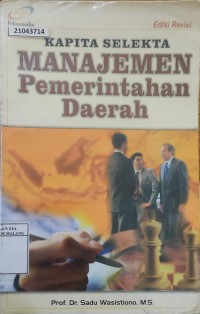 Image of Kapita selekta manajemen pemerintahan daerah