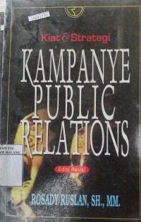 Image of Kiat dan strategi kampanye public relations revisi