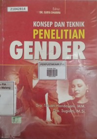Image of Konsep dan teknik penelitian gender