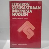 Image of Leksikon kesusastraan Indonesia modern