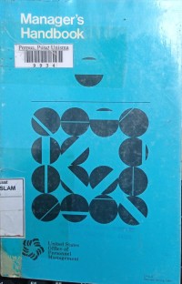 Image of Manager's handbook