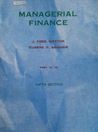 Image of Managerial finance (part VI, VII)