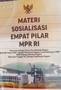 Image of Materi sosialisasi empat pilar MPR RI