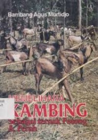 Image of Memelihara kambing sebagai ternak potong dan perah