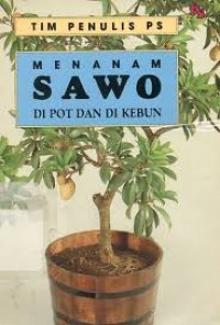 Image of Menanam sawo di pot di kebun